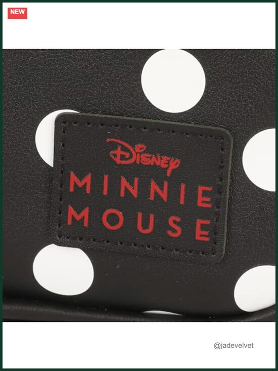 Minnie Mouse Mini Backpack Polka Dots 3D Ears Bow PU Adjustable Straps main image 5